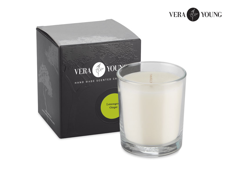 Świeca sojowa 170g – Lemongrass & Ginger – VERA YOUNG