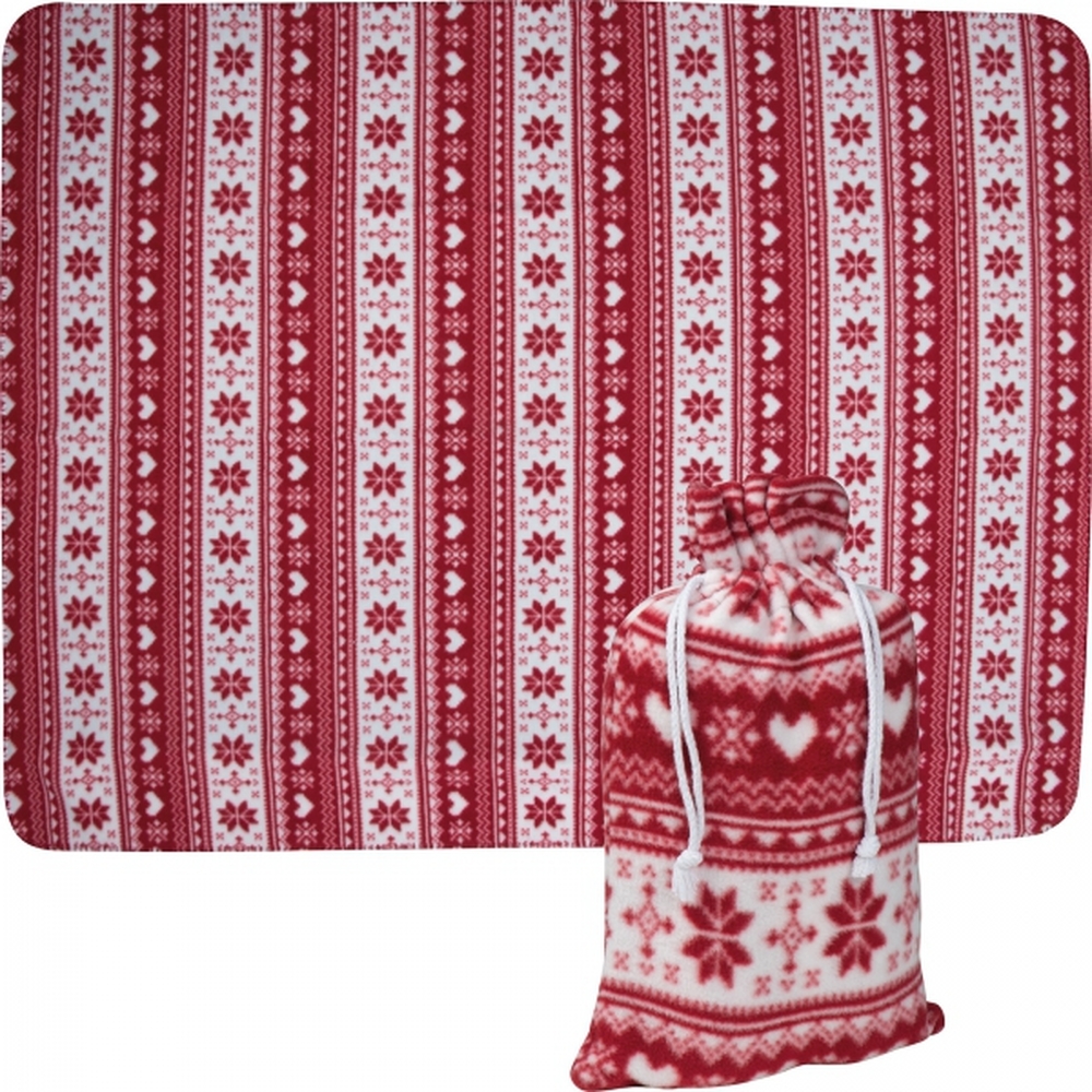 Koc z polaru świąteczny 200g/m² MARIANNE