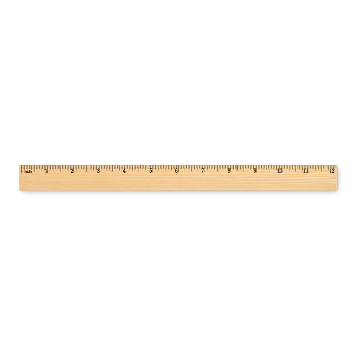 Drewniana linijka 30 cm