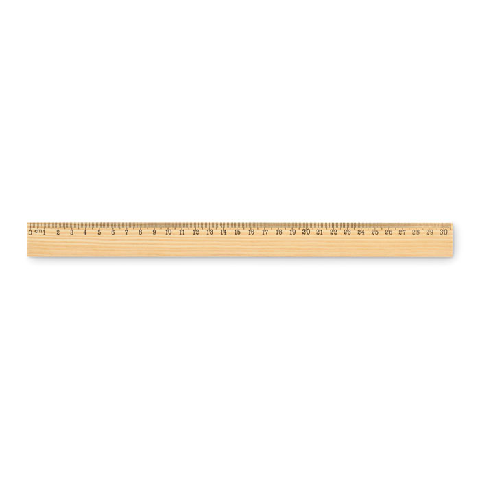 Drewniana linijka 30 cm